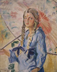 Mildred with Parasol