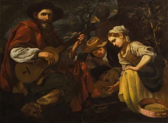 Guitar Player with Boy and Girl (Allegory of Hearing and Taste)