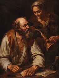 Sealing a Letter (Allegory of Fire)