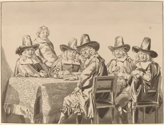 Directors of the Orphan Asylum of Haarlem, 1777, published 1786