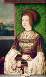 Portrait of Bianca Maria Sforza, the Second Wife of Maximilian I, Holy Roman Emperor