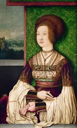 Portrait of Bianca Maria Sforza, the Second Wife of Maximilian I, Holy Roman Emperor