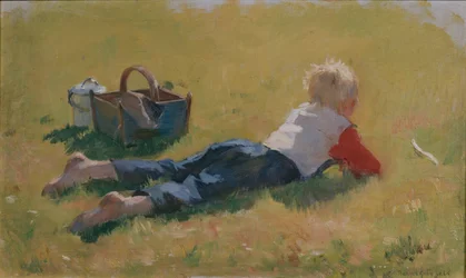 Little Child in the Grass