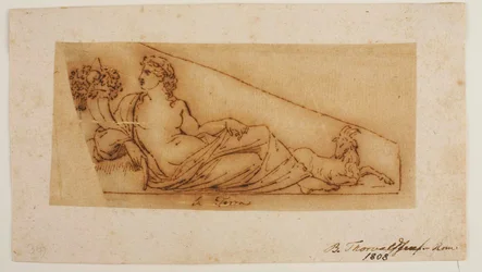 The Earth. Sketch of a figure for Christiansborg Palace Pediment