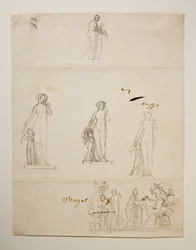 Paris and the Three Goddesses. Venus and Cupid