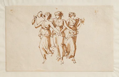 Three Dancing Bacchantes