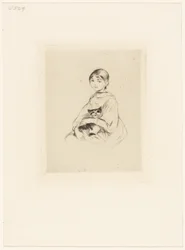 Young Girl with a Cat