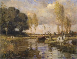 Landscape with Canal, 20th Century