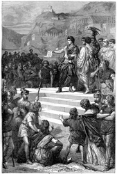 Augustus establishes the centre of government of Gaul in Lyon, 28 BC