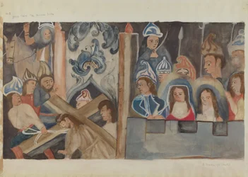 Station of the Cross No. 7: Jesus Falls the Second Time