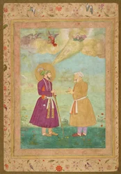 Shah Jahan with Asaf Khan
