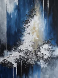 Blue Ice Abstraction