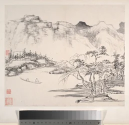 Landscapes, dated 1814