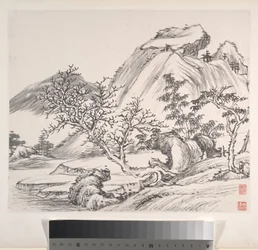 Landscapes, dated 1814