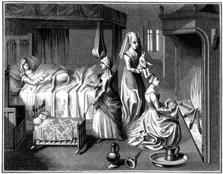 The New-Born Child, 15th Century 1849