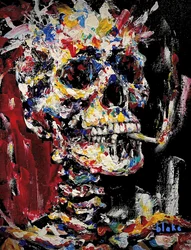 Skull With Spliff