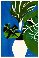 Tropical Leaf Vase
