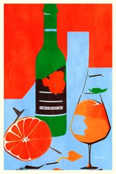 Vibrant Orange Still Life