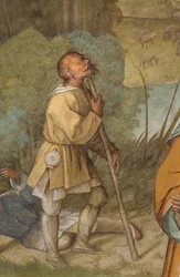 Central Aisle, First North Span, Announcement to Gioacchino, Boccaccio Boccaccino 1514-15 (detail)