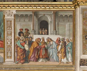 Central Nave, Second North Span, Marriage of the Virgin