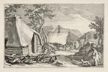 Landscape with Farmhouses