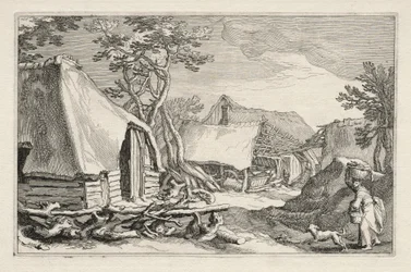 Landscape with Farmhouses