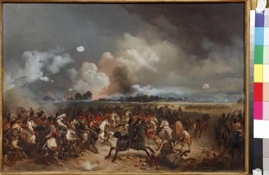 The hussars on the attack during the storming of Warsaw on September 1831