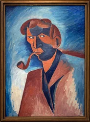 Smoking (Self-Portrait)
