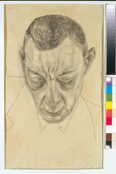 Portrait of the Composer Sergei Rachmaninov (Drawing by Boris Dmitryevich Grigoriev)