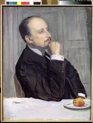 Portrait of the Artist E. Lanceray. Work by Boris Michaylovich Kustodiev