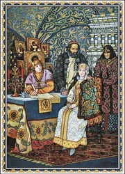 Boris Godunov and his Family, 1927
