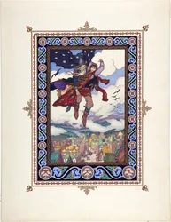 Illustration for the Fairy Tale Marya Morevna