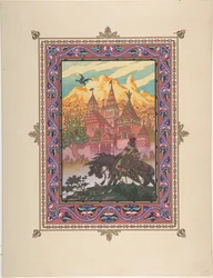 Illustration for the Fairy Tale Marya Morevna
