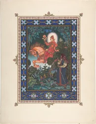 Illustration for the Fairy Tale Vasilisa the Beautiful