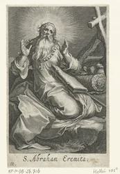 Saint Abraham of Edessa as a Hermit (Sacra Eremus Ascetarvm)