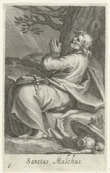 Saint Malchus of Chalcis as a Hermit (Sacra Eremus Ascetarvm)