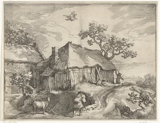 Landscape with Farm and Abduction of Ganymede (Views of the Countryside)