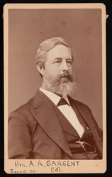 Portrait of Aaron Augustus Sargent, Before 1881