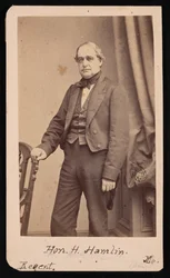 Portrait of Hannibal Hamlin 1809-1891