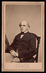 Portrait of Salmon Portland Chase, Before 1873