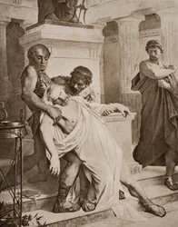 The Death of Demosthenes, Illustration from 