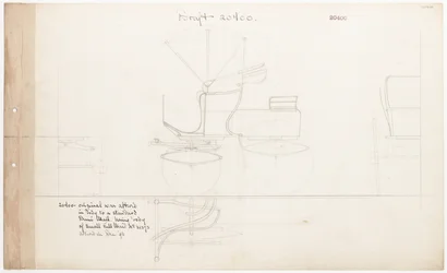Working drawing for Demi-Mail Phaeton, no. 20400