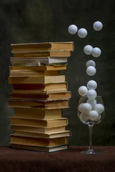 Old Books and Floating Orbs