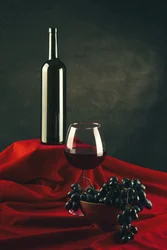 Red Wine Still Life