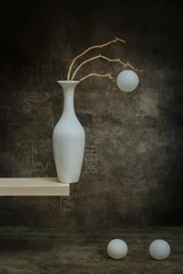 White Vase and Ornaments