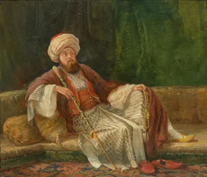 Western Gentleman in Oriental Costume