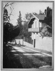 Chalet La Solitude, Hyères, France, home of Robert Louis Stevenson from 1882-84