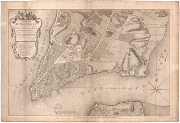 A Plan of the City of New York by Ratzer