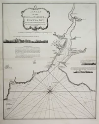 A plan of the road and harbour of Fowey or Foy by Lieutenant James Cook of the Royal Navy