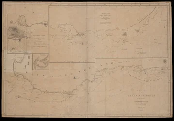 Chart of Terra Australis by M Flinders, Commr of His Majesty